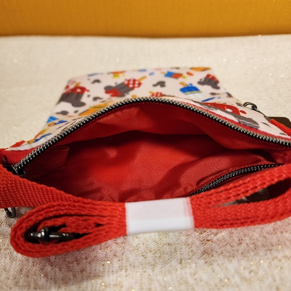 Loungefly Disney Mickey and Friends Popsicle Summer AOP Passport Bag NEW - Picture 9 of 9